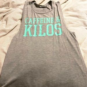 Loose fitting workout tank